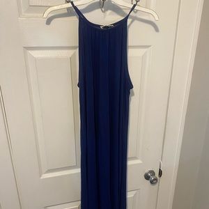 Flowy, light weight blue dress
